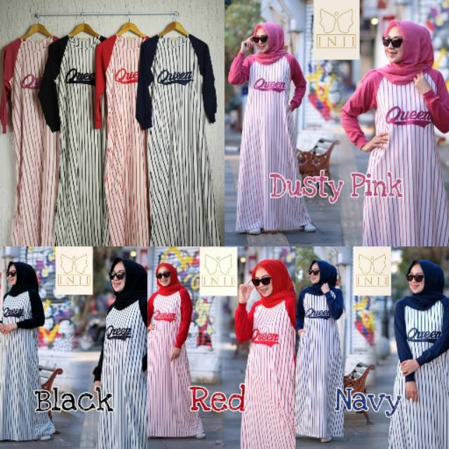 Queen Dress by Inji Gamis Termurah