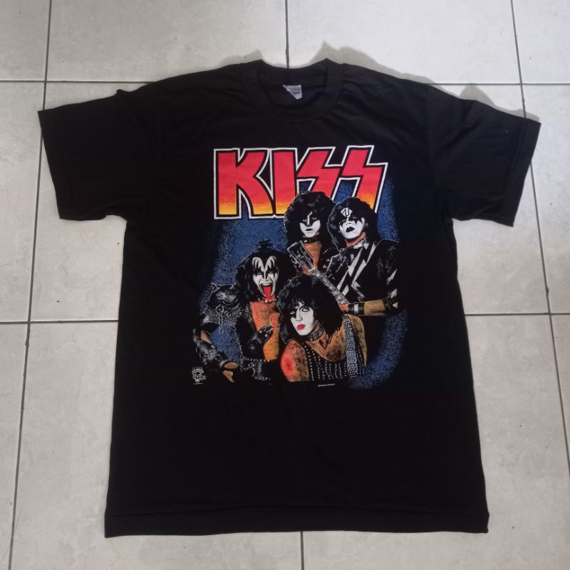 kaos KISS vintage bootleg
