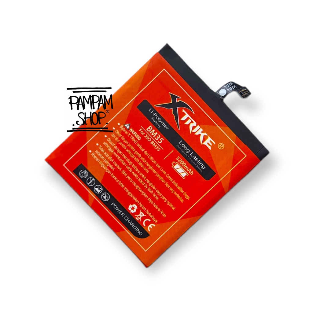 Baterai XTRIKE Double Power Original XiaoMi BM35 Mi4C Batre Batrai Battery Handphone HP Xiao Mi 4C