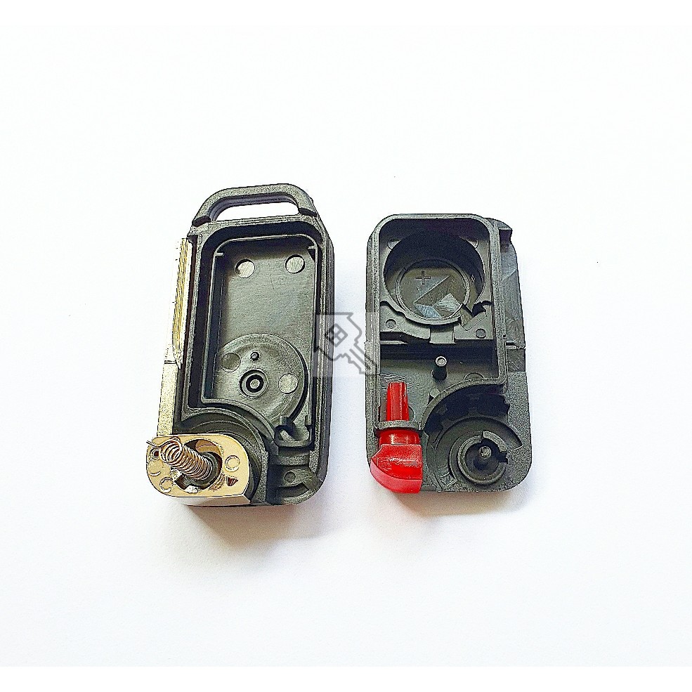 Casing Kunci Lipat Flip Key Mercy Mercedes Benz 1 Tombol DENGAN LOGO
