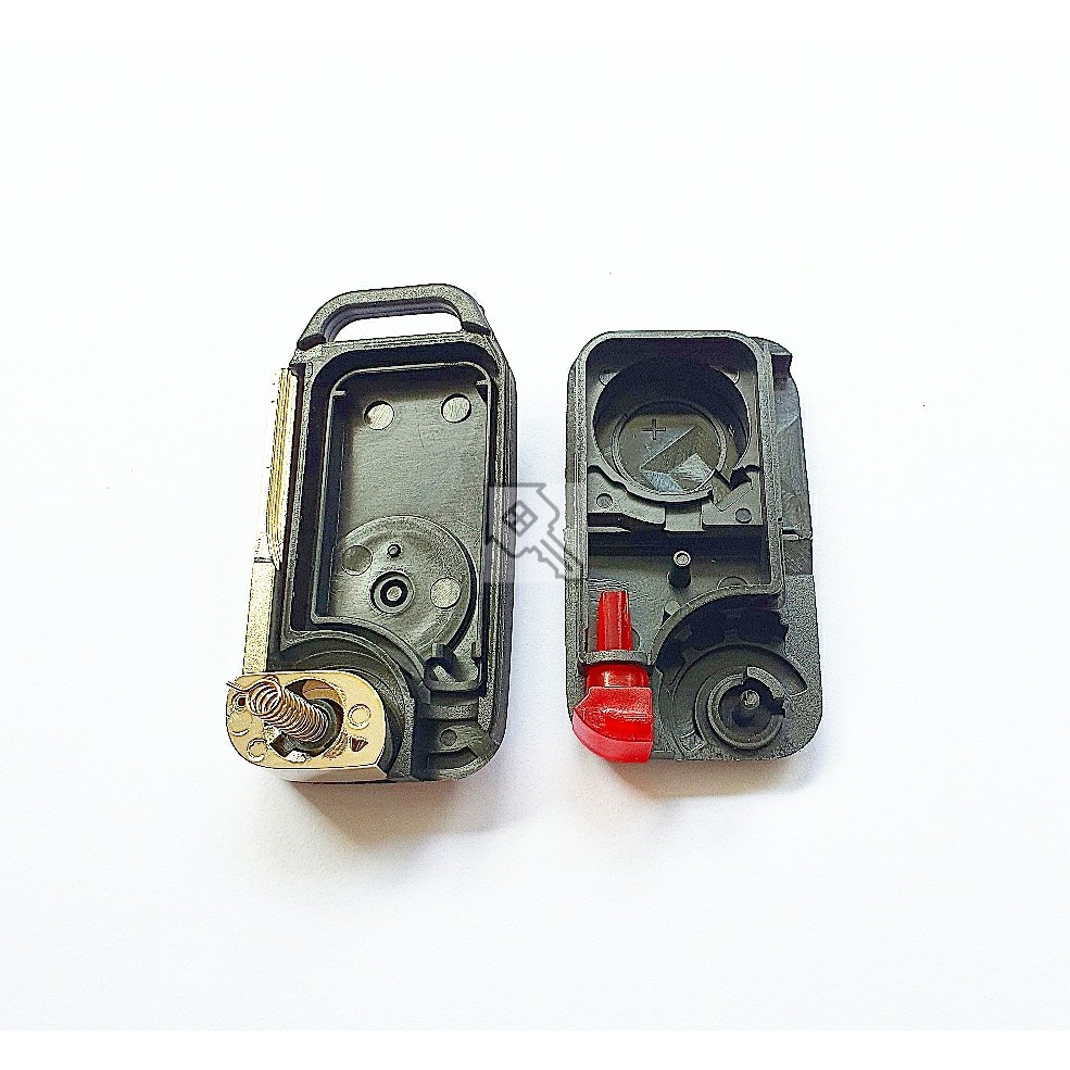 Casing Kunci Lipat Flip Key Mercy Mercedes Benz 1 Tombol DENGAN LOGO