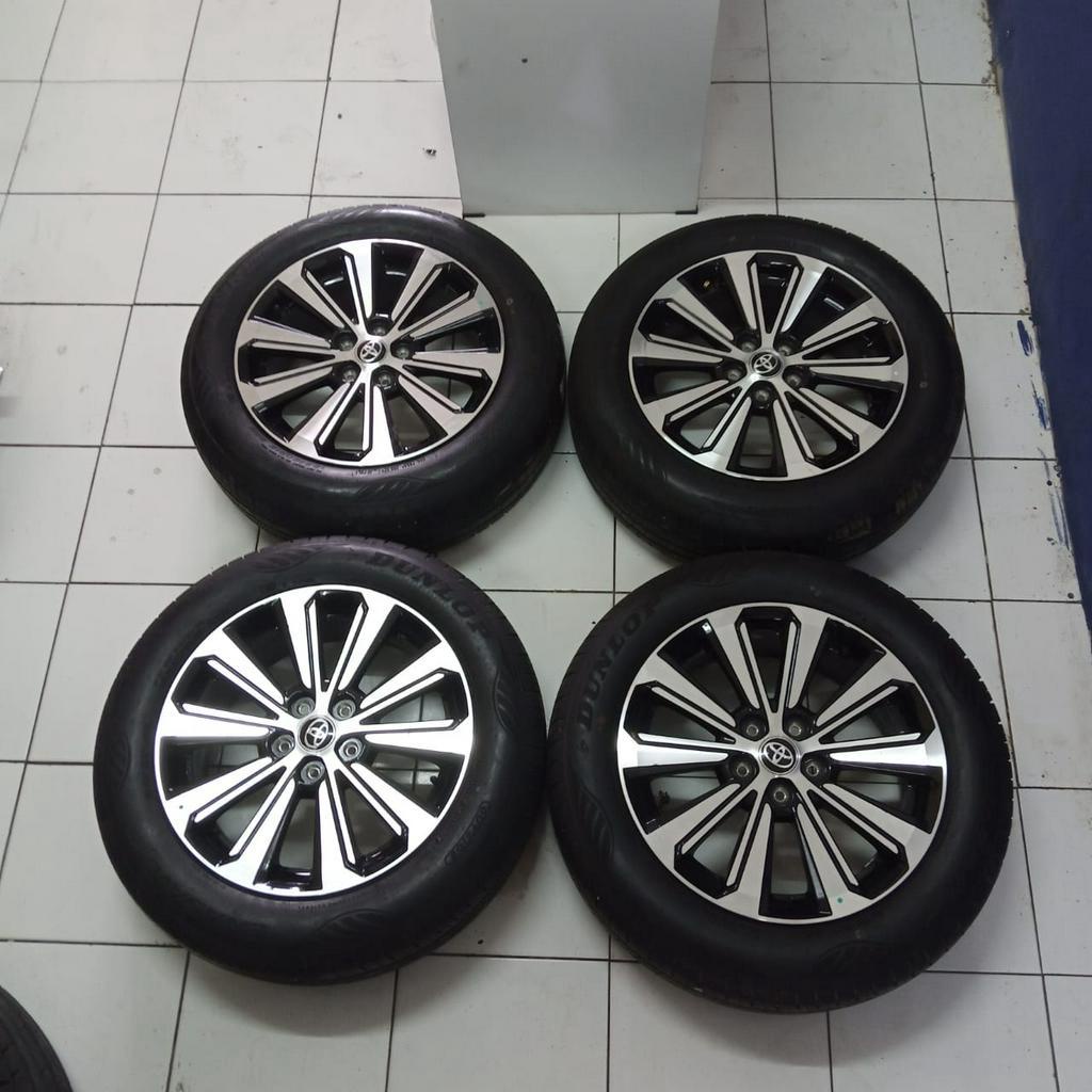 velg mobil bekas new avanza ring 16 pcd 5x100 plus ban 195 60 r16