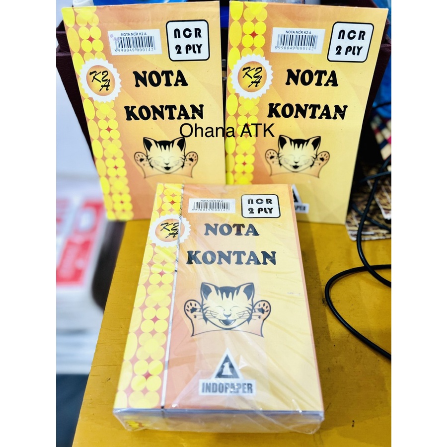 

[1pack] Nota kontan KECIL 2 ply / 2 rangkap ZAPPIE