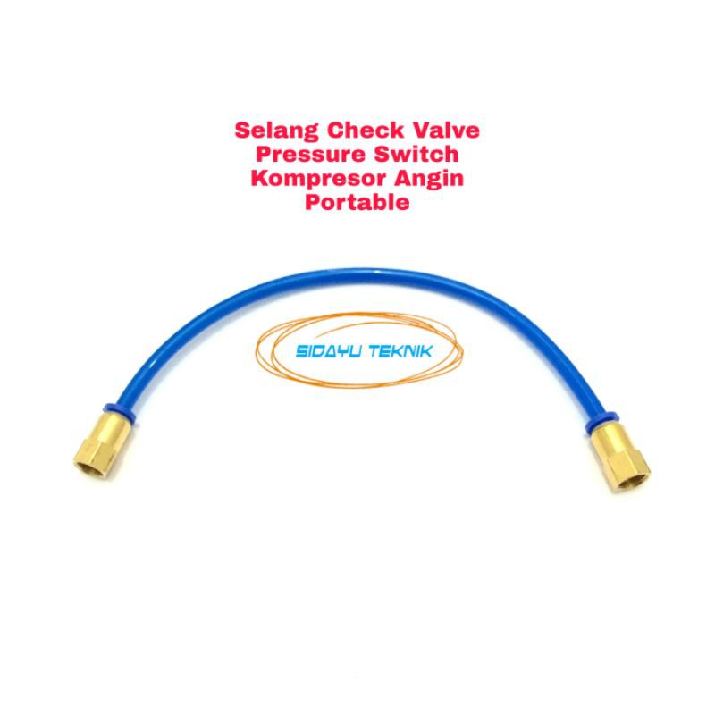 Selang Check Valve Female Kompresor Portable