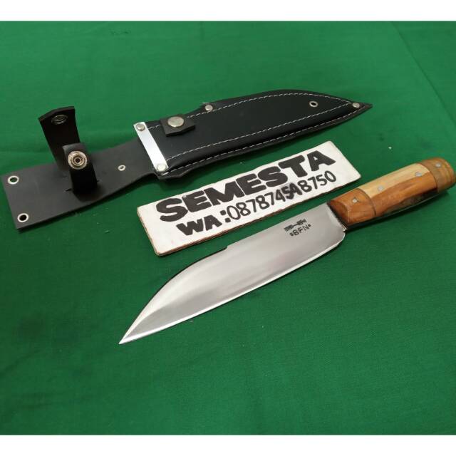 Pisau dapur jumbo baja fulltank