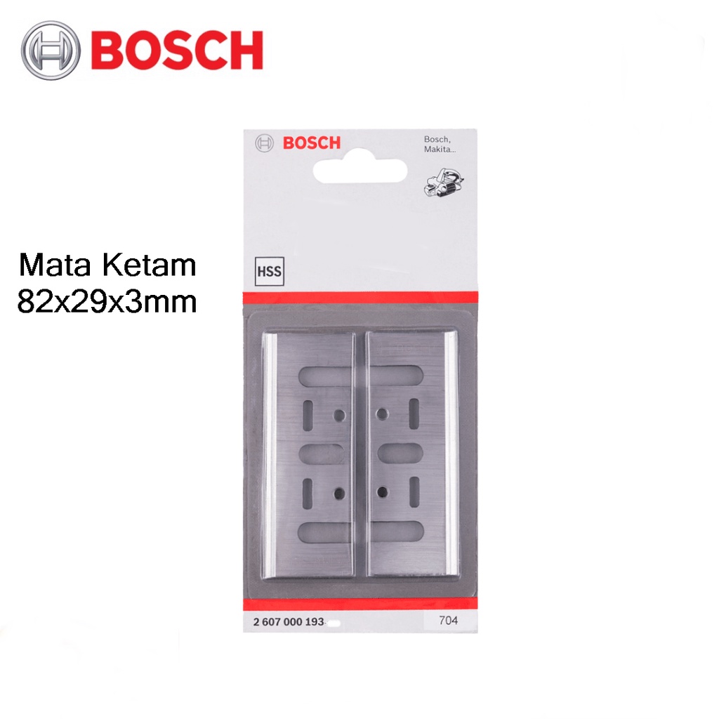 BOSCH Mata Pisau Mesin Serut / Mata Ketam HSS 82x29x3mm