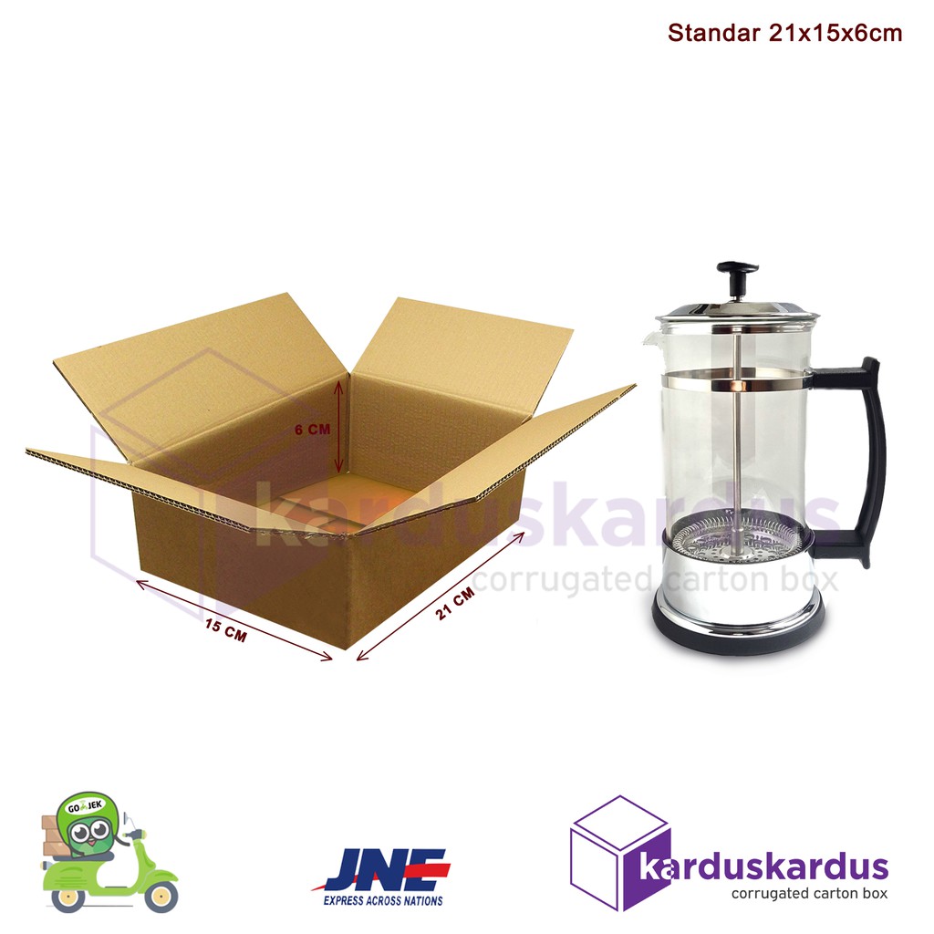 

KARDUS BOX KARTON PACKING ( 21 X 15 X 6 )