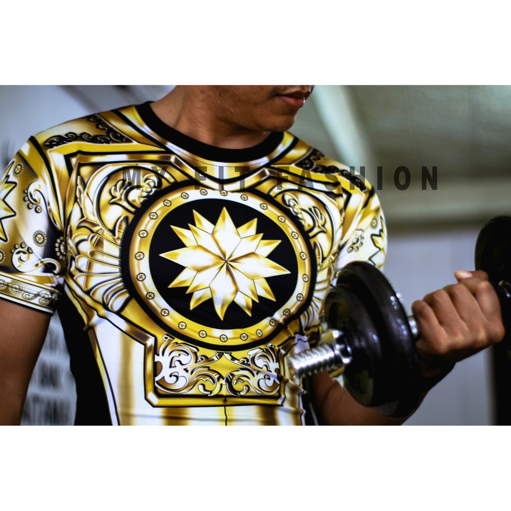 KAOS BAJU PRIA GATOT KACA GYM FITNES SEPEDA SLIMFIT KOSTUM SUPERHERO MOBILE LEGEND
