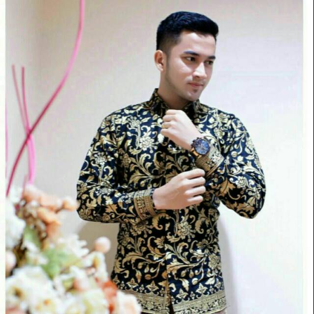 BAJU PRIA FASION PERIA KEMEJA PERIA BAJU BATIK PERIA BAJU LENGAN PANJANG PERIA