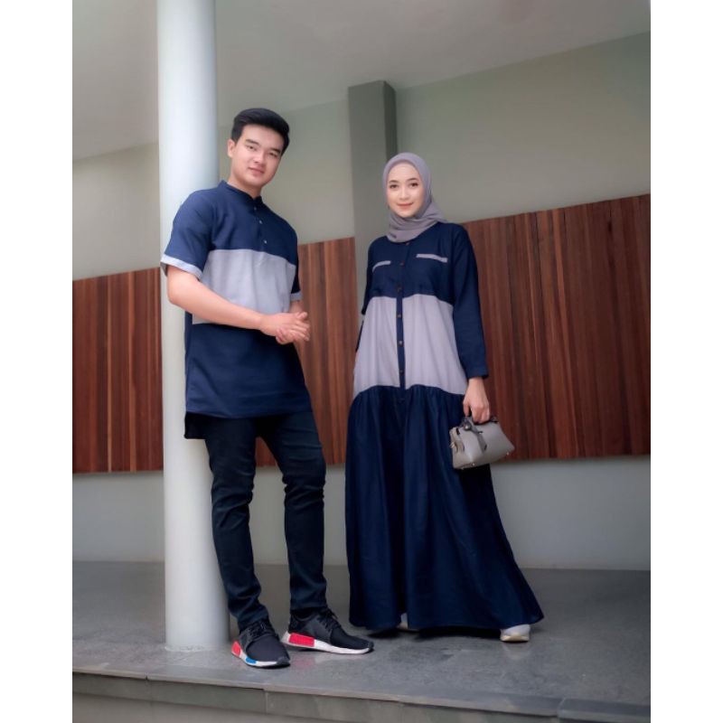 Gamis Couple Katun Toyobo Gamis Sarimbit Gamis Katun Toyobo