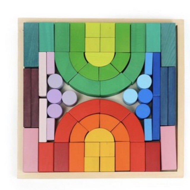 preloved wooden blocks romanesque (grimms looks a like)