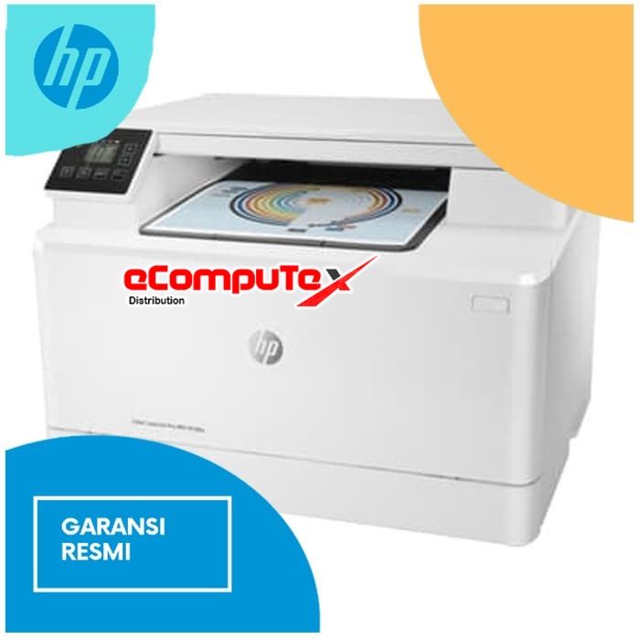 PRINTER HP LASER JET M 180 N  ALL IN ONE FAX / HP LASERJET  M180N / M 180N AIO PRINT  SCAN COPY GARANSI RESMI