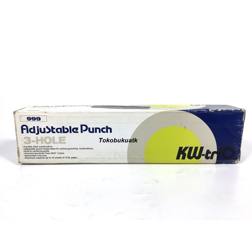 

Pembolong Kertas 3 Lubang- Adjustable Punch 3 Hole