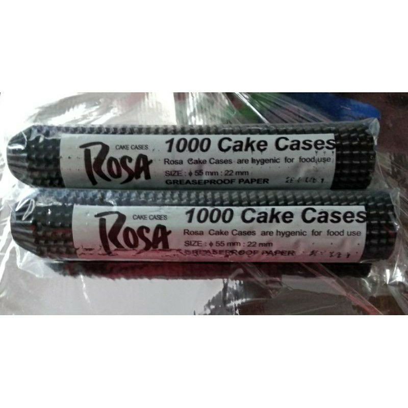 Kertas Cupcake, tatakan/ alas nastar, round paper cup cake 55 mm hitam