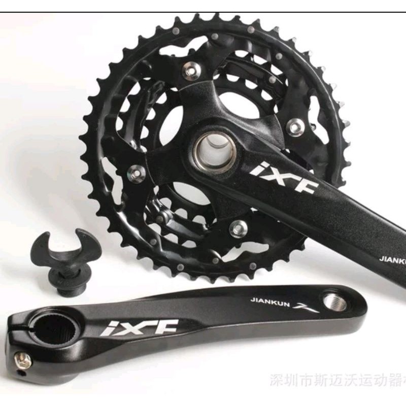 Crank Sepeda MTB Bike IXF Hollowtech II 2 ht2 Triple Chainring