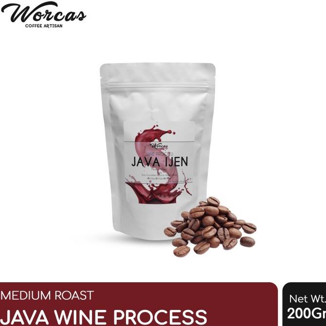 

WORCAS Kopi Arabica Java Ijen "Wine Process" 200 Gram Medium Roast