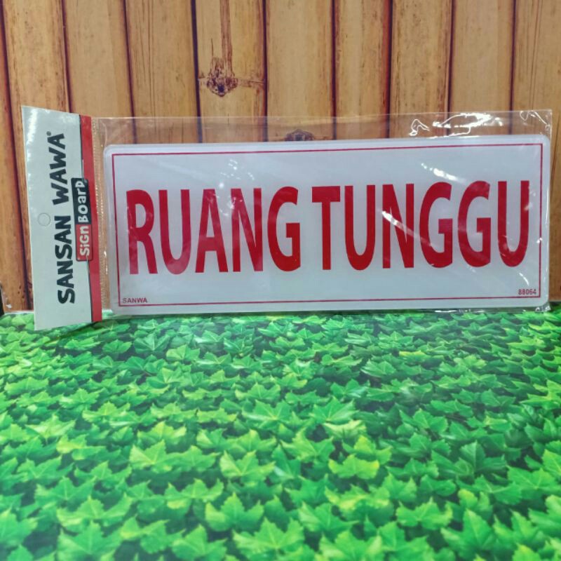 

Sign Board - Papan Acrylic Ruang Tunggu