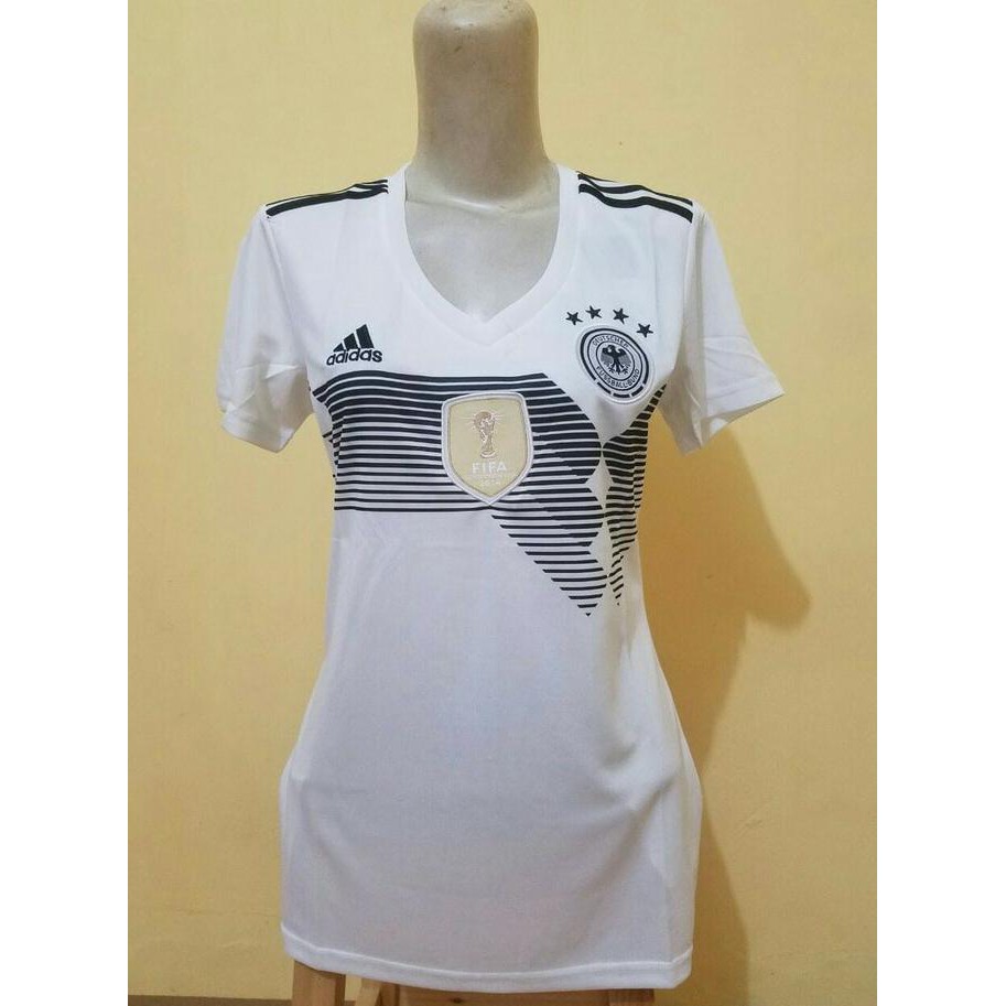 EDISI TERBARU JERSEY BAJU KAOS BOLA LADIES CEWEK JERMAN HOME PIALA DUNIA 2018 CEPETAN..