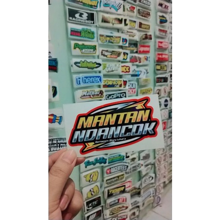 sticker printung MANTAN NDANCOK