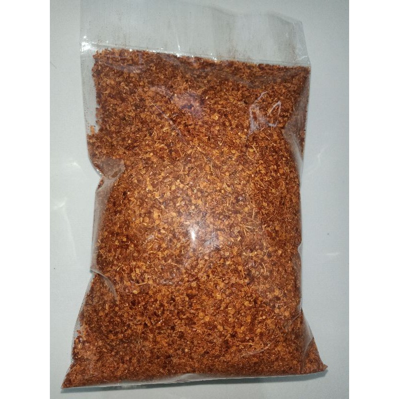 (Bisa COD) Cabe bubuk kasar hot jeletot Ceu Ecin 500 gr 1/2 kg