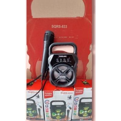 Sqrs-663 Speaker Bluetooth Bonus Mic Karaoke Speaker Mic Rs663