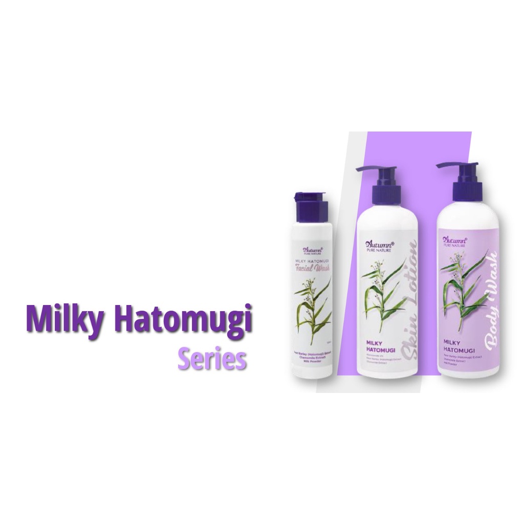 MINIGO Autumn Milky Hatomugi Skin Lotion 500ml BPOM