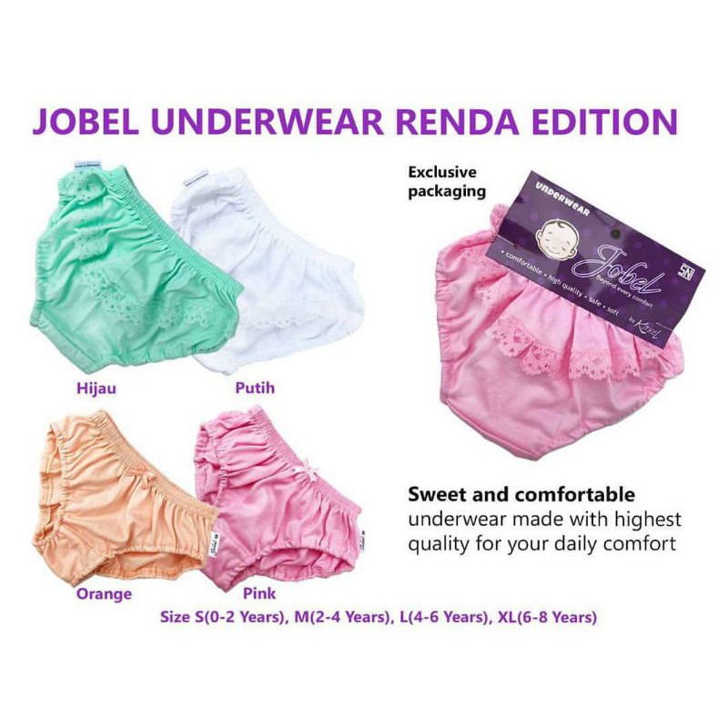 JOBEL Underwear Renda Edition