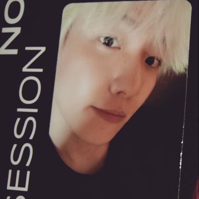 Photocard Official Baekhyun Exo Obsession versi  (PC Baekhyun)