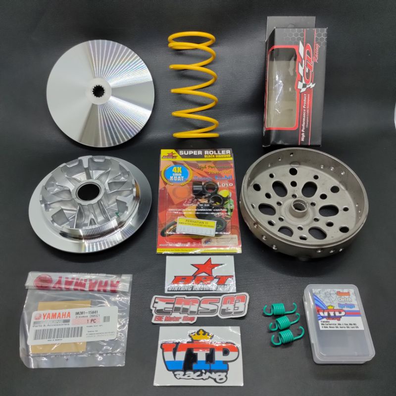 paket upgrade CVT RUMAH ROLLER KIPAS MANGKOK CUSTOM NMAX AEROX OLD NEW 155 LEXI 125 HARIAN BORE UP