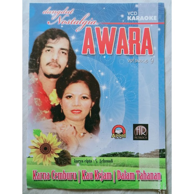 VCD original dangdut nostalgia awara karaoke