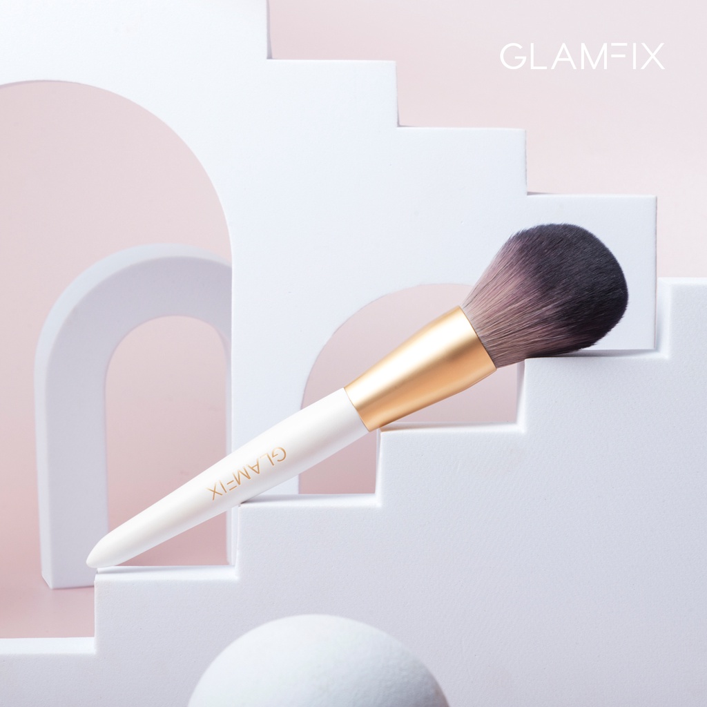 ★ BB ★  GLAMFIX Classic Powder Brush Make Up 1 Pcs - Kuas Make Up Bedak | GLAM FIX Alat Kecantikan Makeup by YOU