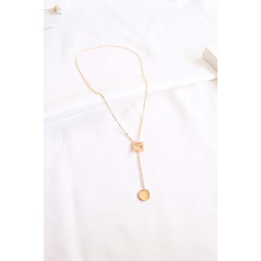 CHIWY.ID | GENMA NECKLACE | KALUNG STAINLESS STEEL | KALUNG GOLD ANTI KARAT ANTI HITAM TITANIUM ANTI