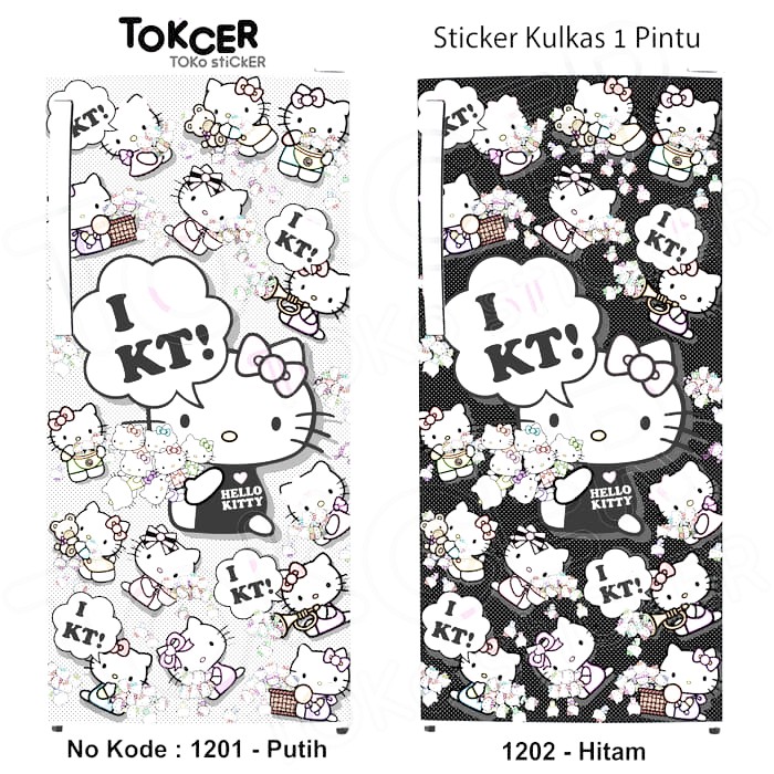 10+ Ide Gambar Stiker Kulkas Hello Kitty Hitam - Sticker Fans