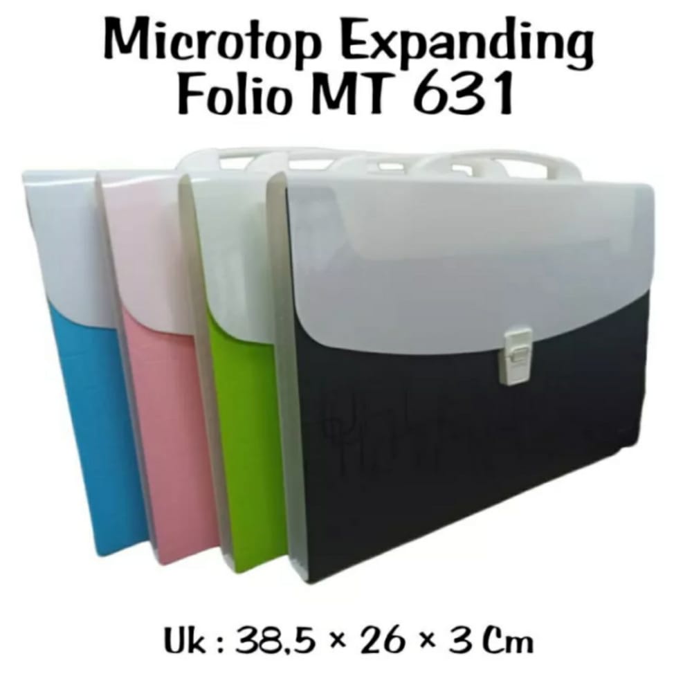 

AS888 - Microtop Expanding File Ukuran Folio Dilengkapi Dengan Smart Lock Dan Motif Timbul 13 Pockets MT631