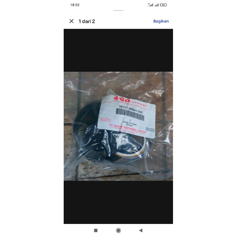 FITING LAMPU DEPAN THUNDER 125 ATAU SOCKET LAMPU DEPAN THUNDER 125 ORIGINAL SGP