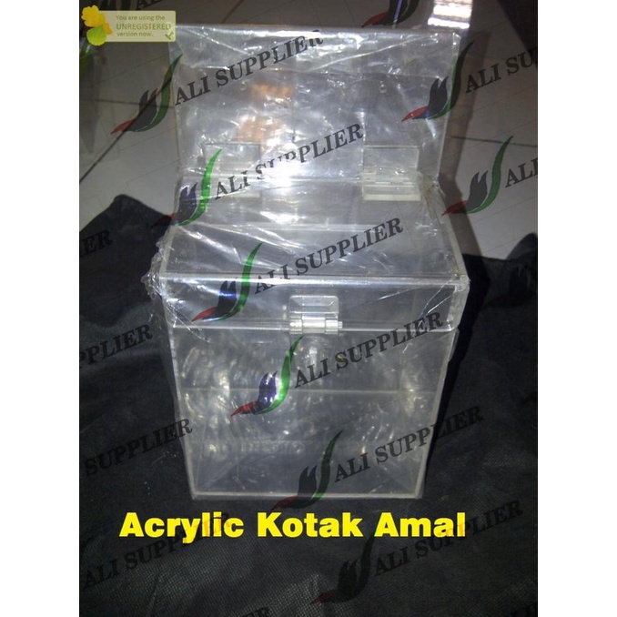 

Office & Stationery | Document Organizer | Acrylic Kotak Saran / Akrilik Kotak Amal | Best Seller