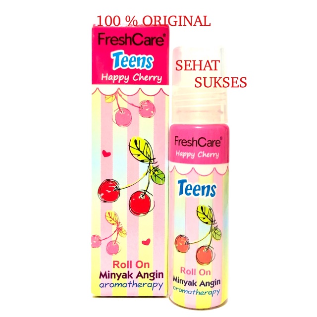 FreshCare Teens Happy Cherry 10Ml ~ Minyak Angin Fresh Care Happy Cerry