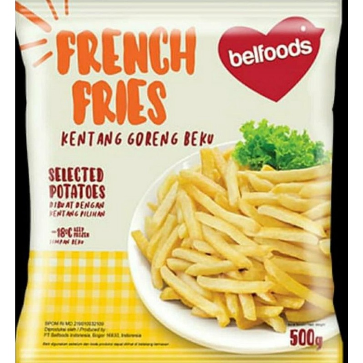 

Belfoods kentang goreng 500gr || french fries frozenfood