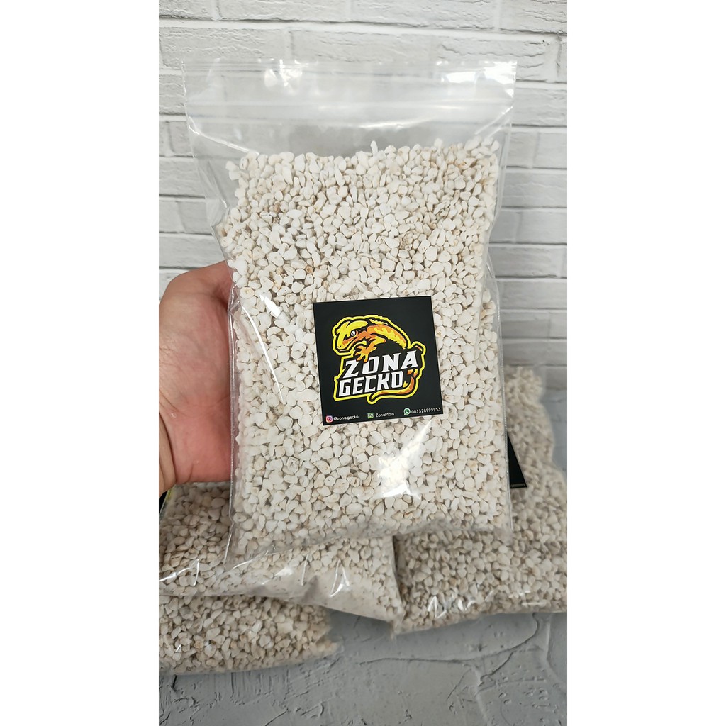 Perlit Perlite incubasi telur reptile reptil leopard gecko bearded dragon