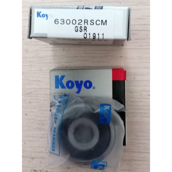 Bearing 6300 RSCM Koyo tutup karet