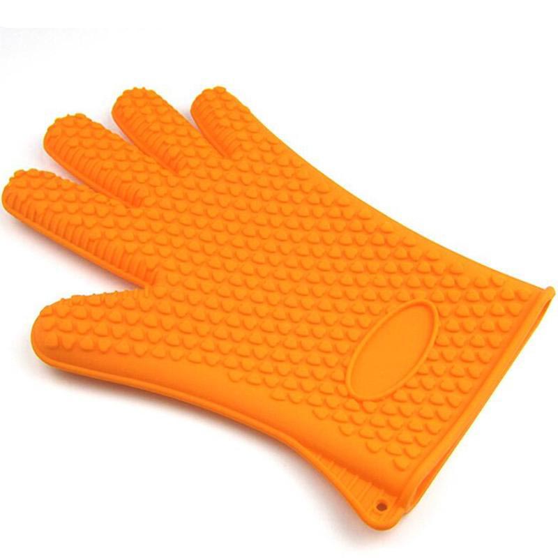 Sarung Tangan Silikon Anti Panas Heat Resistance Kitchen Glove 1 Pcs