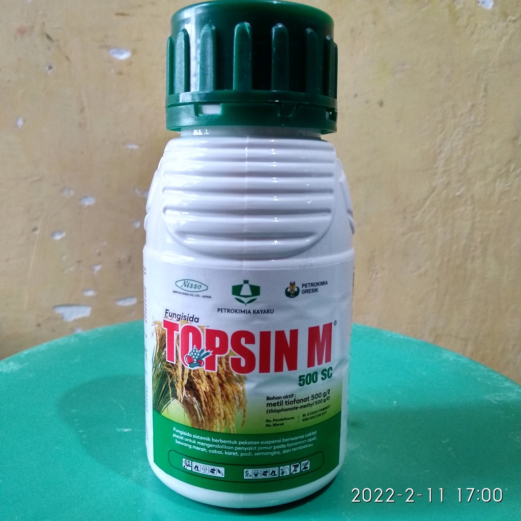 Fungisida TOP SIN 500SC bahan aktif : metil tiofanat 500g/l 500ml