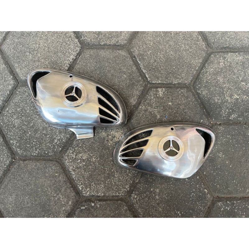 BOX AKI HONDA C70 MODEL MERCEDEZ BENZ KANAN KIRI BAHAN BESI POLES