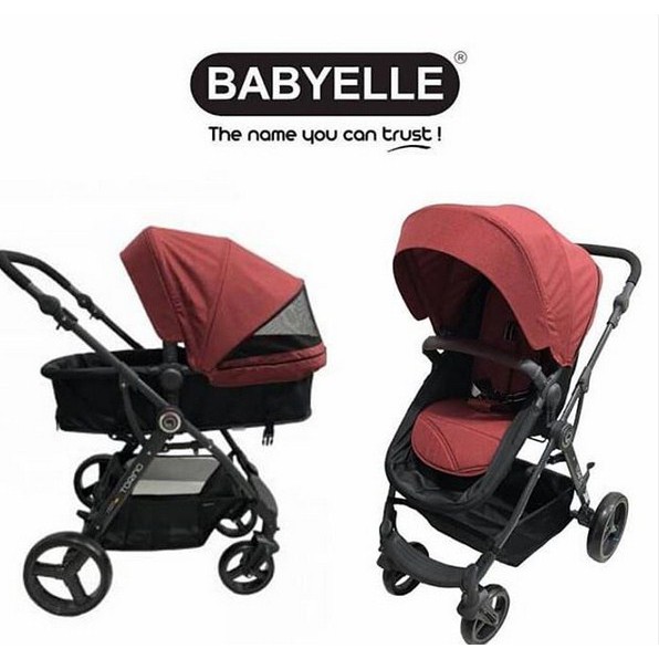 Babyelle Torino Stroller S802 Baby Elle Pram Reversible Seat