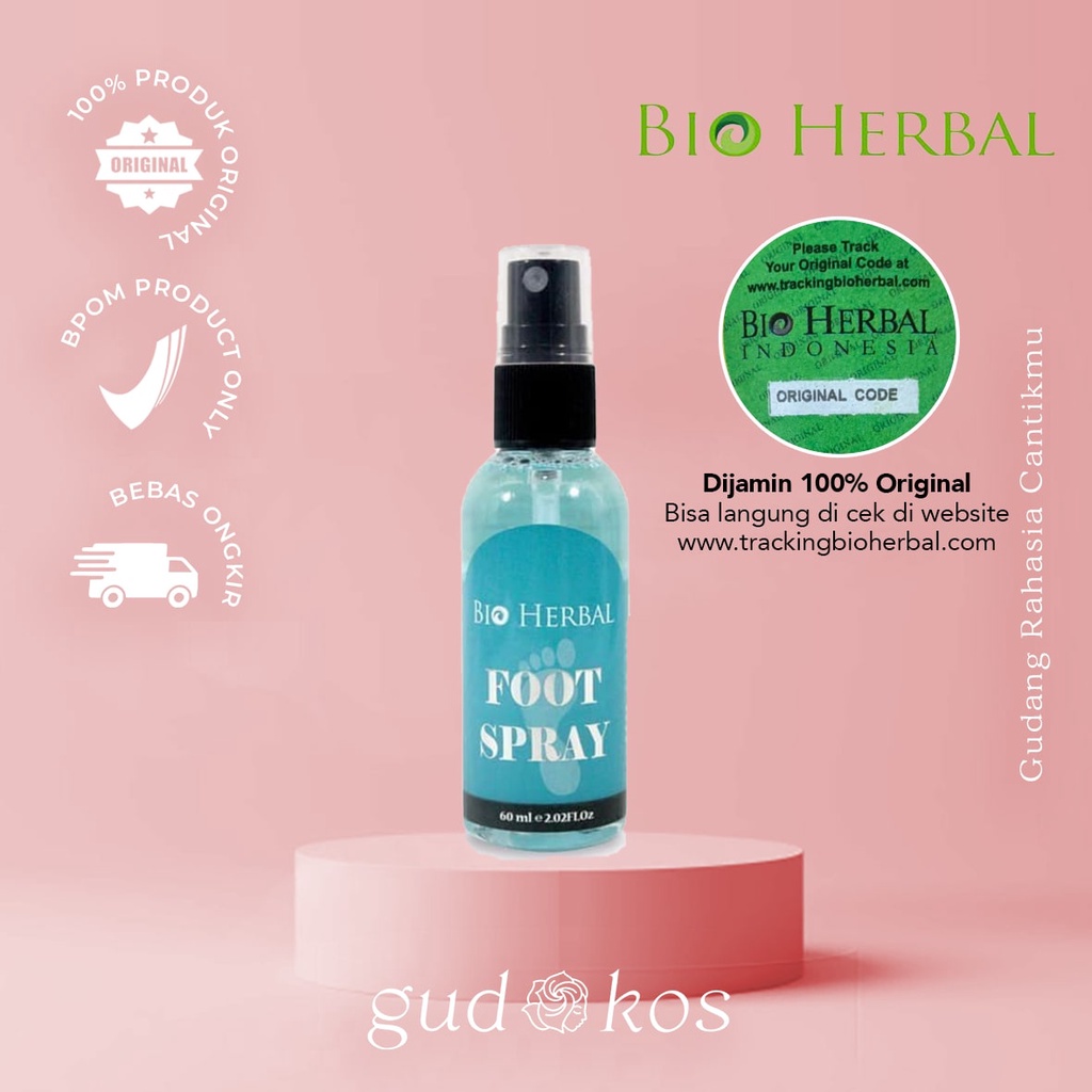 Bio Herbal Foot Spray Deodorant Kaki BPOM