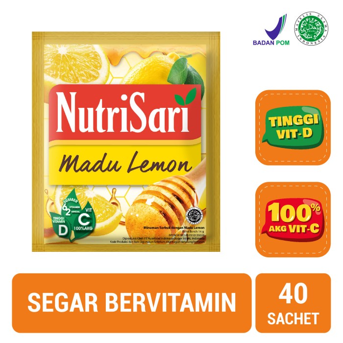 

b01n1nh Nutrisari Madu Lemon (40 Sch) Ds201Fs