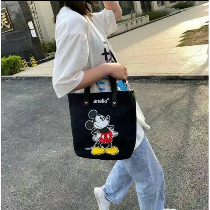 TOTE BAG MICKEY TAS BAHU SELEMPANG / TAS WANITA