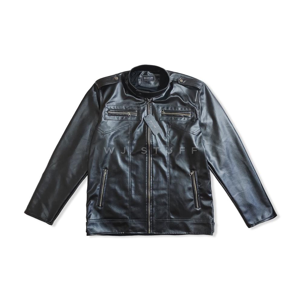 Jaket Kulit Vino G Bastian Wjs099 Pu Leather
