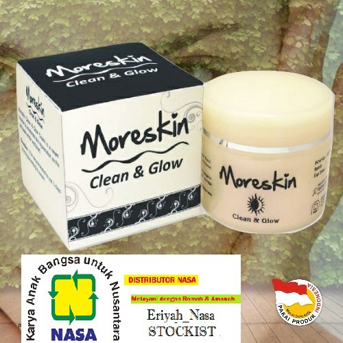 MORESKIN CLEAN AND GLOW  NASA