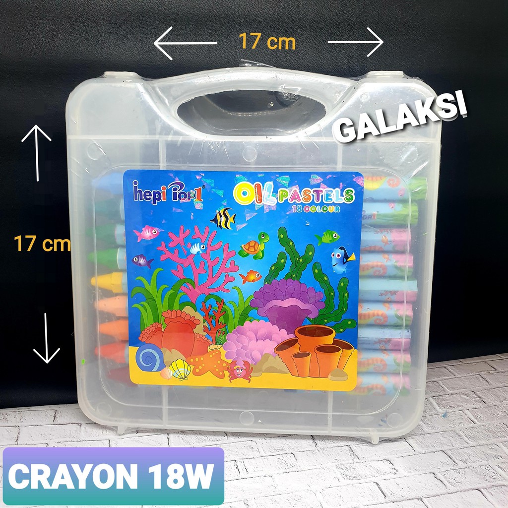 

CRAYON HEPI POP1 18 WARNA